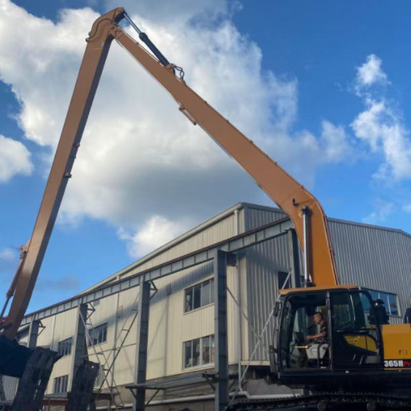 SY365 with 25m long arm customized extended long reach excavator arm