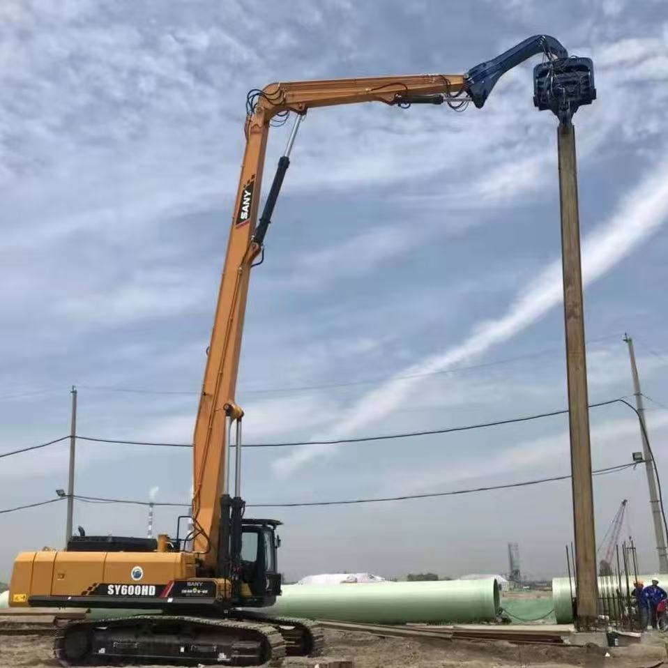 SY600HD Heavy Duty Excavator Piling Arm for Deep Foundation Projects Customized
